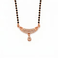 Elegant Rose Gold Drop Mangalsutra GM -22