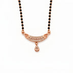 Elegant Rose Gold Drop Mangalsutra GM -22