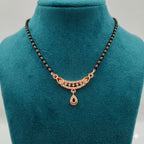 Elegant Rose Gold Drop Mangalsutra GM -22
