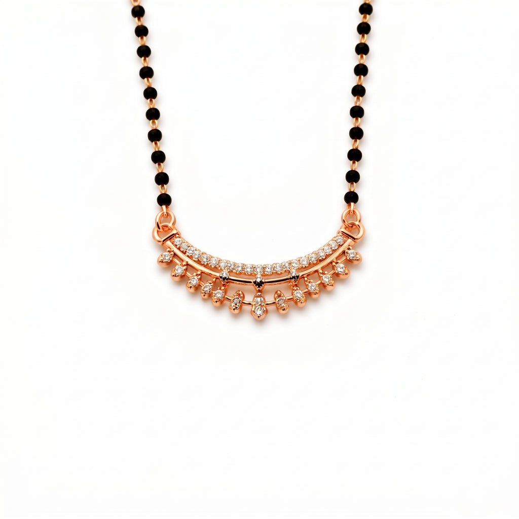 Elegant Gold Beaded Mangalsutra GM -26