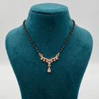 Rose Gold Drop Mangalsutra GM -33