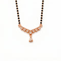 Rose Gold Drop Mangalsutra GM -33