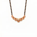 Rose Gold Floral Loop Mangalsutra GM -36