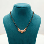 Rose Gold Floral Loop Mangalsutra GM -36