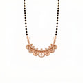 Rose Gold Floral Charm Mangalsutra GM -52