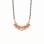 Rose Gold Floral Charm Mangalsutra GM -52